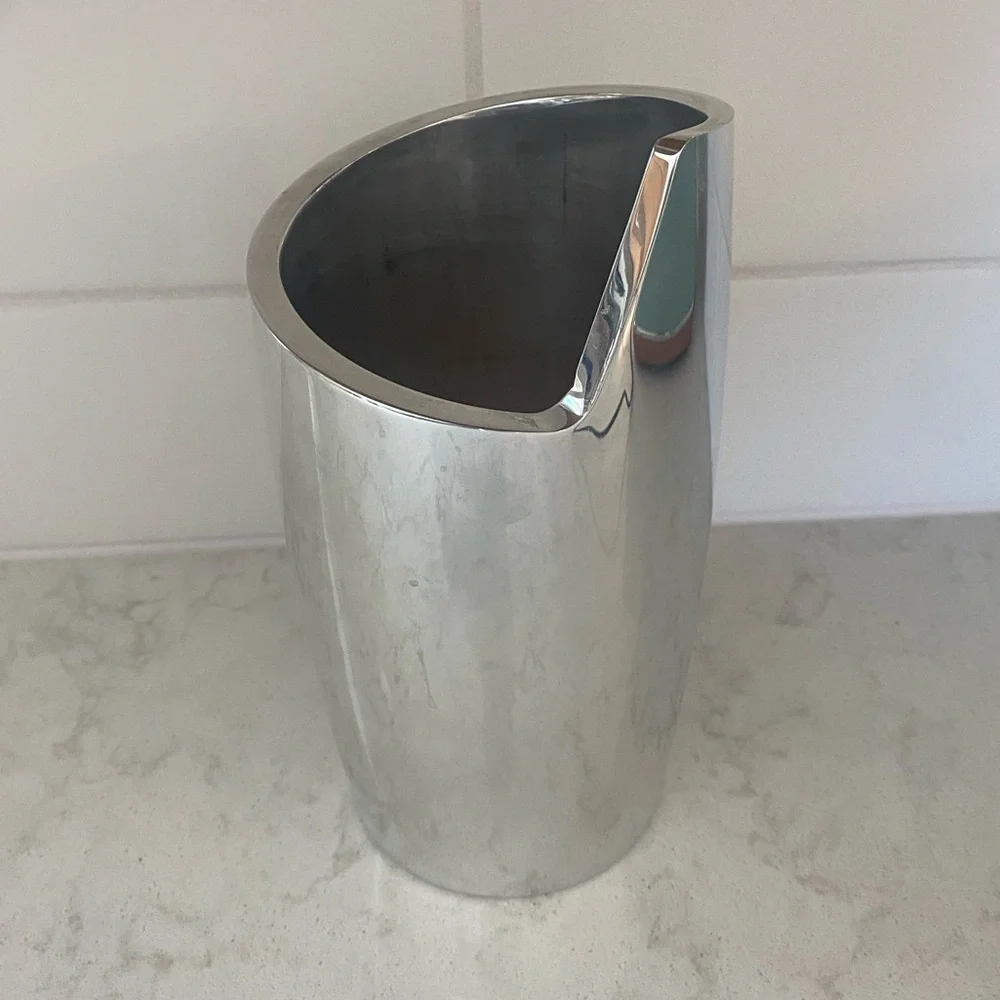 Nambe Silver Spiral Wine Chiller - Picture 2 of 5